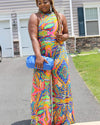 Mon' babe Tropical Jumpsuit