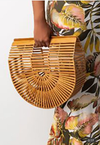 Super Trendy Solid Colored  Bamboo bag